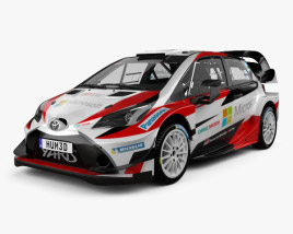 Toyota Yaris WRC 2018 3Dモデル
