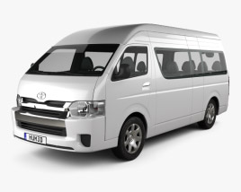 Toyota Hiace Пасажирський фургон L2H3 GLX 2020 3D модель