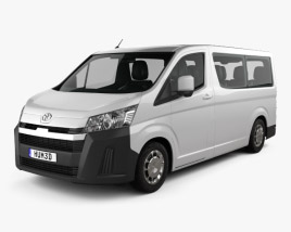 Toyota Hiace Passenger Van L1H1 Deluxe 2022 3D model