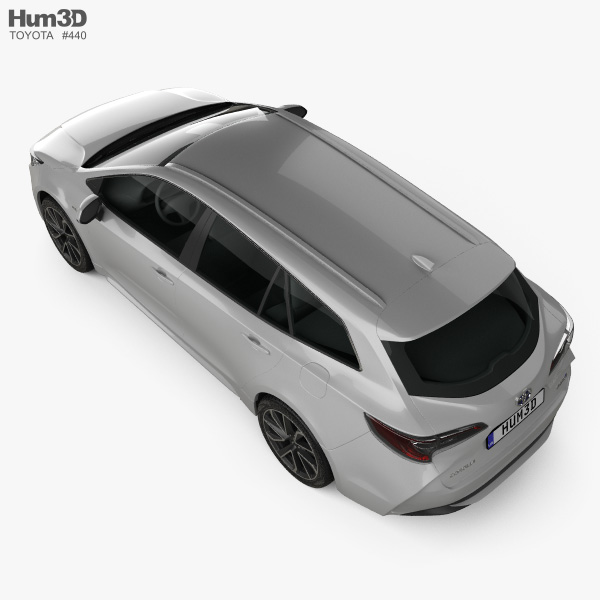 Toyota Corolla Touring Sports hybrid 2022 3D model
