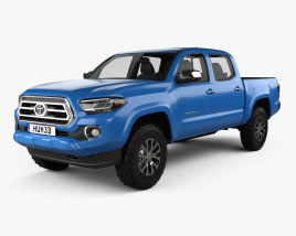 Toyota Tacoma Double Cab Short bed Limited 2024 3D model
