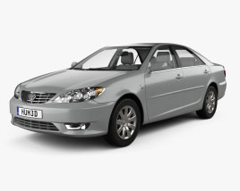 Toyota Camry LE with HQ interior 2006 3D model