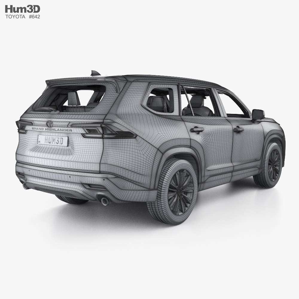 3D Toyota Grand Highlander 2024 model - TurboSquid 2041526