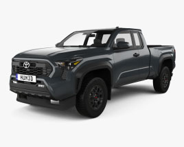 Toyota Tacoma Xtra Cab Long bed TRD PreRunner 2024 3D model