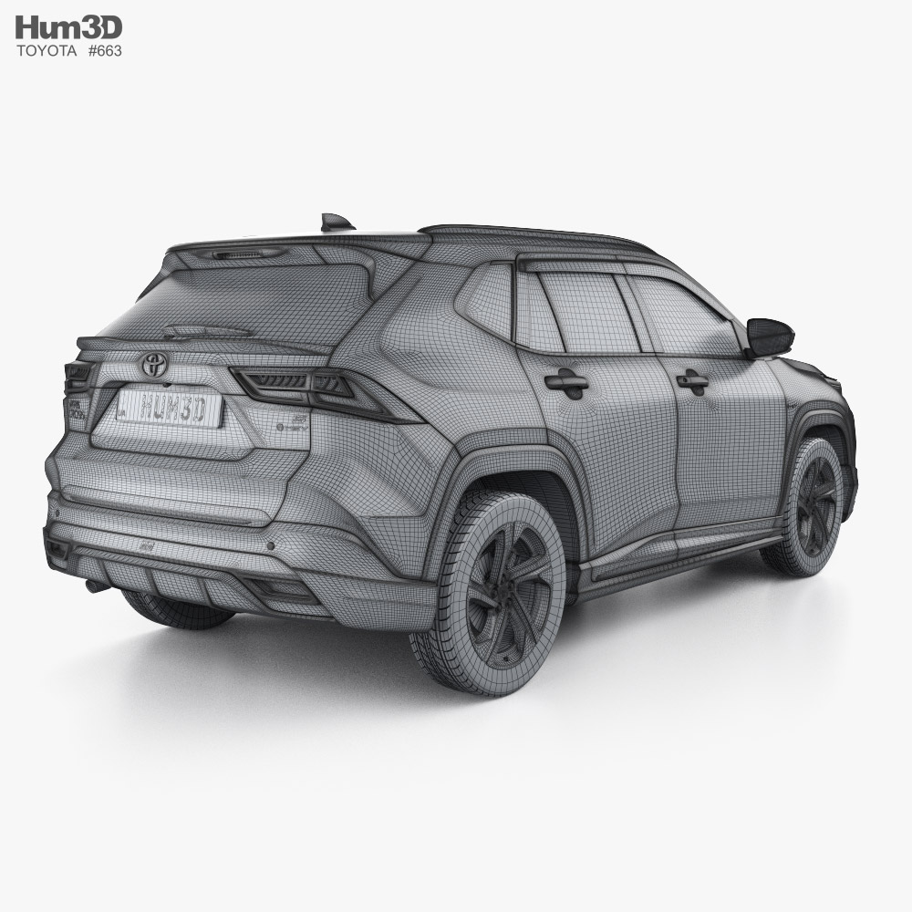 Toyota Yaris Cross S Hybrid GR Parts 2024 3D-Modell - Herunterladen  Fahrzeuge on