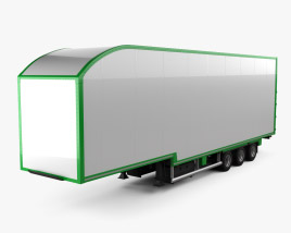 Don-Bur Two-Tier Lifting Deck Полуприцеп 2020 3D модель