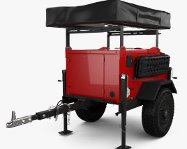 Hinckley Overlanding Goat Overland Car Trailer 2024 3D模型