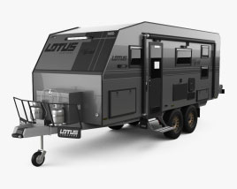 Lotus Caravans Off Grid Car Trailer 2023 3D模型