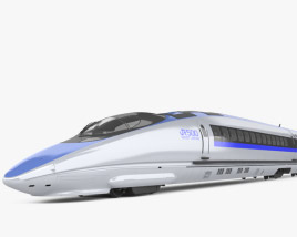 Электропоезд серии 500 сети Синкансэн 3D модель