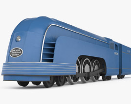 Mercury Streamliner Train Modèle 3D