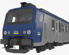 SNCF Class Z 7300 Электропоезд 3D модель