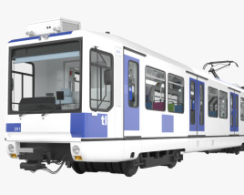 TL Metro M1 con interni Modello 3D