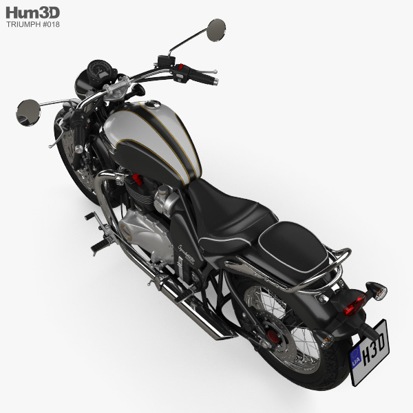 triumph bonneville speedmaster 2018 3D Model in Motorcycle 3DExport