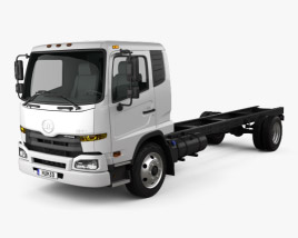 UD Trucks UD1800 シャシートラック 2015 3Dモデル