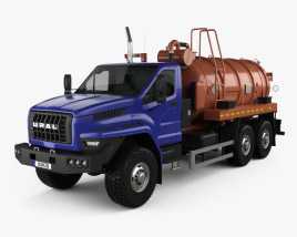 Ural Next 탱크트럭 2018 3D 모델 