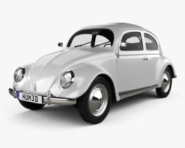 Volkswagen Beetle 1949 3D-Modell