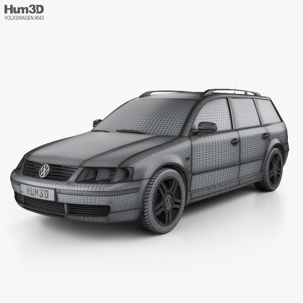 Volkswagen Passat (B5) Download 3D model variant - on 2005 Vehicles