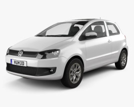 Volkswagen Fox трехдверный 2014 3D модель