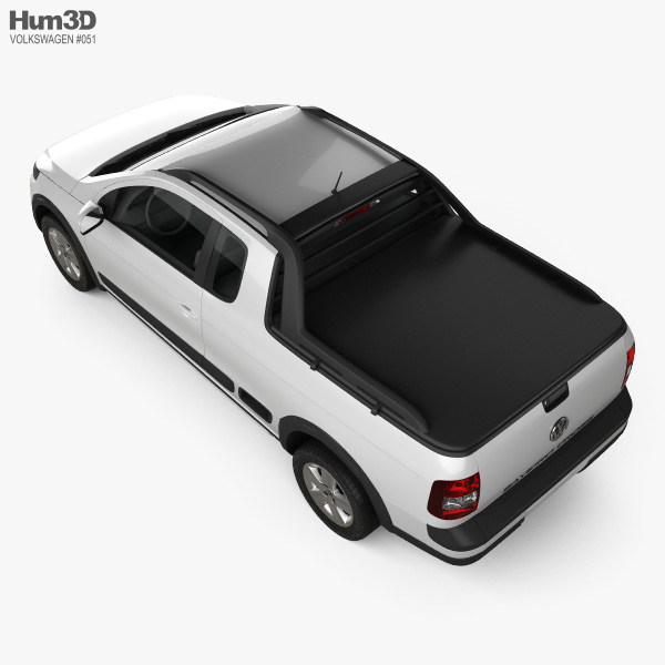 Volkswagen Saveiro Cross 2014 3D model - Download Vehicles on