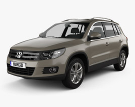 Volkswagen Tiguan Sport & Style 2014 3D 모델 