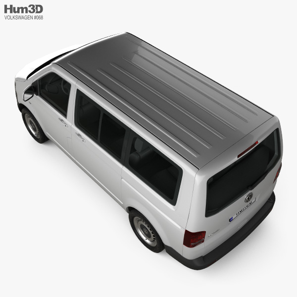 Volkswagen Transporter (T5) Kombi 2014 3D model