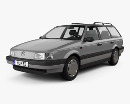Volkswagen Passat (B3) variant 1993 3Dモデル