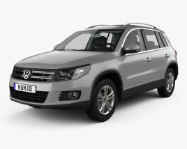 Volkswagen Tiguan Sport & Style with HQ interior 2017 3D model