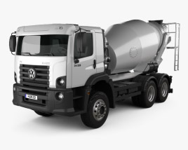 Volkswagen Constellation (26-260) 콘크리트 믹서 트럭 3축 2016 3D 모델 