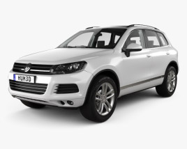 Volkswagen Touareg with HQ interior 2014 3D model