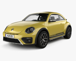 Volkswagen Beetle Dune 2019 3D 모델 