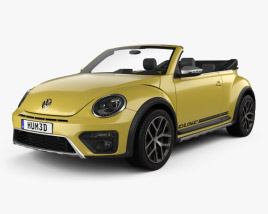 Volkswagen Beetle Dune Cabriolet 2019 3D-Modell