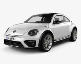 Volkswagen Beetle R-Line coupe 2020 3D model