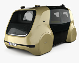 Volkswagen Sedric 인테리어 가 있는 2018 3D 모델 