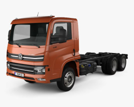 Volkswagen Delivery (13-180) Chassis Truck 3-axle 2021 3D model