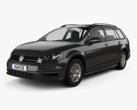 Volkswagen Golf variant Comfortline 2019 Modèle 3D