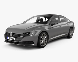 Volkswagen Arteon Elegance avec Intérieur 2020 Modèle 3D