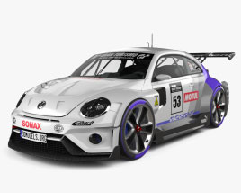 Volkswagen Beetle Gran Turismo 2023 3D модель