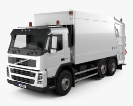Volvo FM Truck 6×2 Garbage Truck 2010 3D model