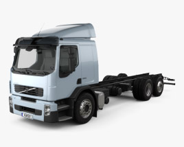 Volvo FE シャシートラック 2014 3Dモデル