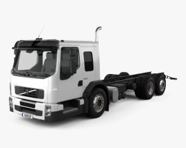Volvo FE LEC Chassis Truck 2014 3D model