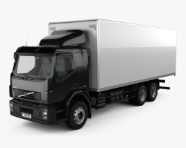 Volvo VM Box Truck 2012 3D model