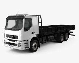 Volvo VM Flatbed Truck 2012 3D model