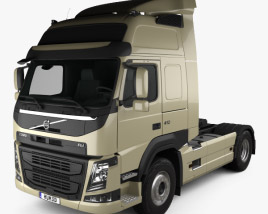 Volvo FM 410 Tractor Truck 2017 3D model
