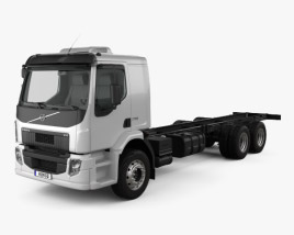 Volvo VM 270 底盘驾驶室卡车 3轴 2017 3D模型