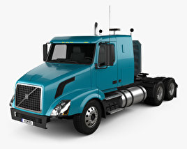 Volvo VNL (430) Tractor Truck 2014 3D model