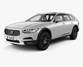Volvo V90 T6 Cross Country with HQ interior 2019 3D model
