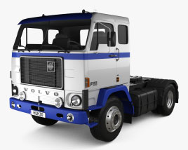 Volvo F88 Tractor Truck 1968 3D model