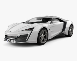 W Motors Lykan HyperSport 2014 3D模型