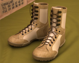 5.11 RECON 砂漠のブーツ 3Dモデル