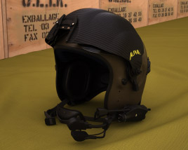 Alpha 900 Eagle Pilot Helmet 3D model